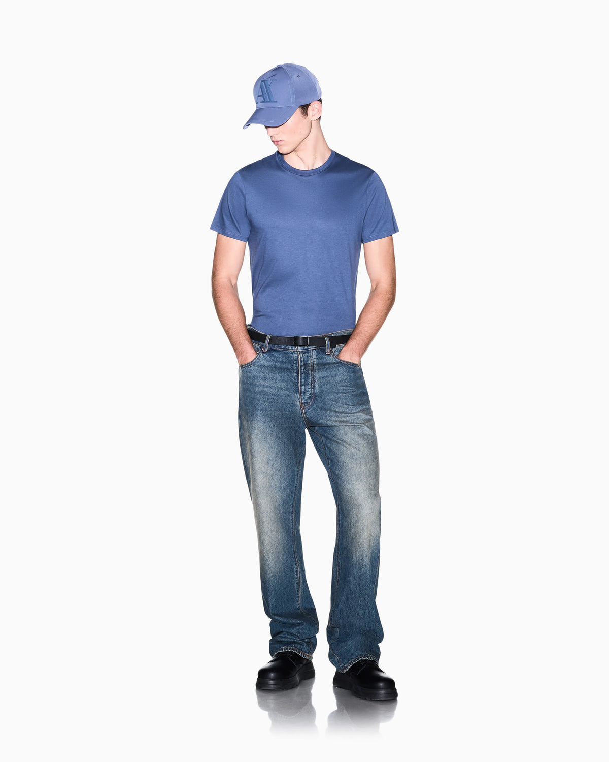 slim fit t-shirt in Pima cotton jersey