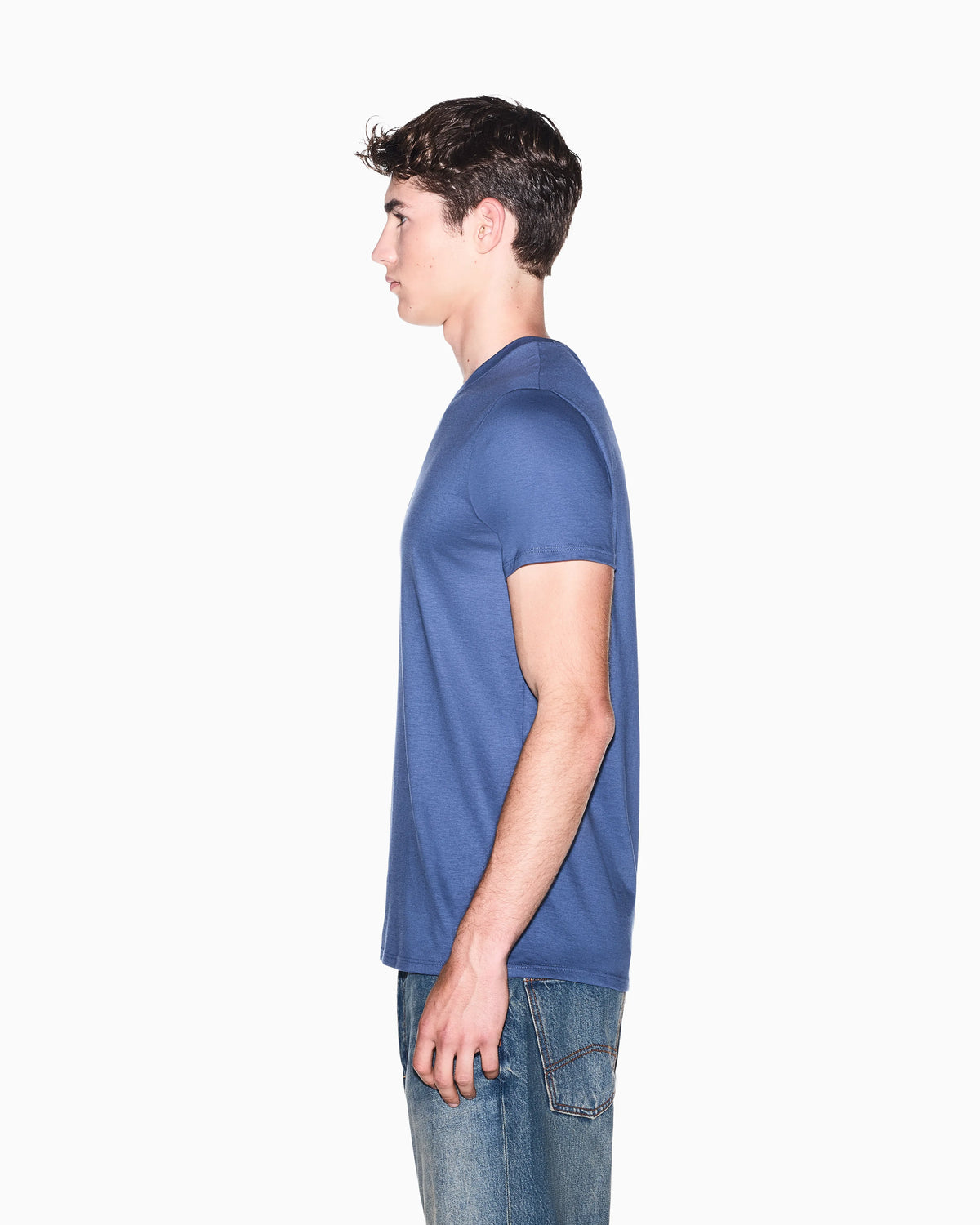 slim fit t-shirt in Pima cotton jersey