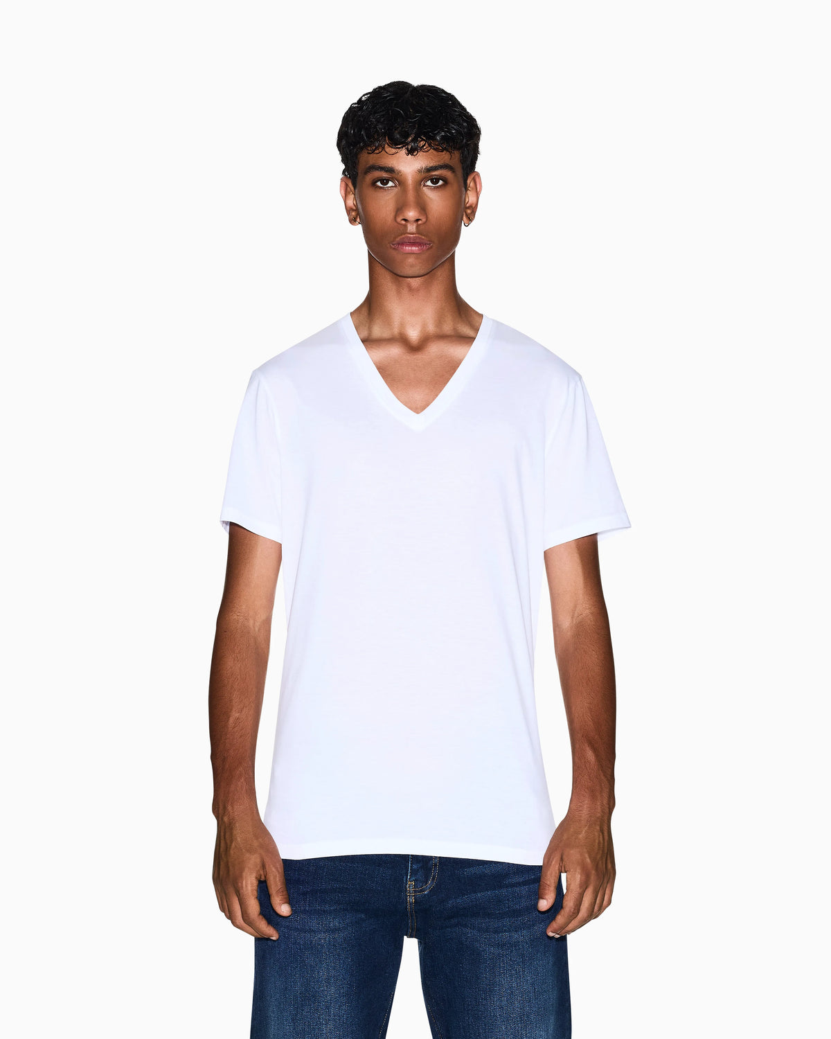 slim-fit T-shirt Essential pima cotton jersey