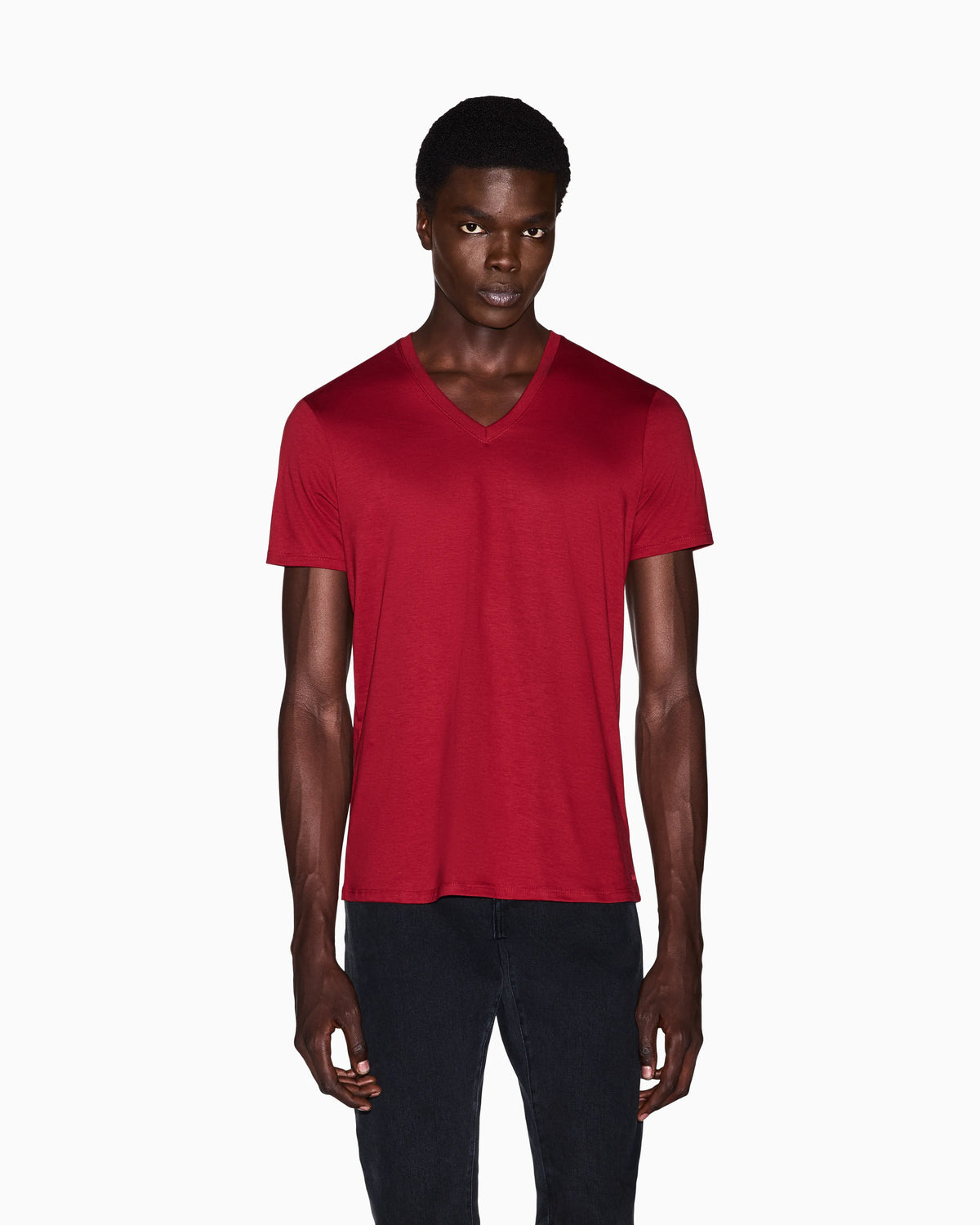 slim-fit T-shirt Essential pima cotton jersey