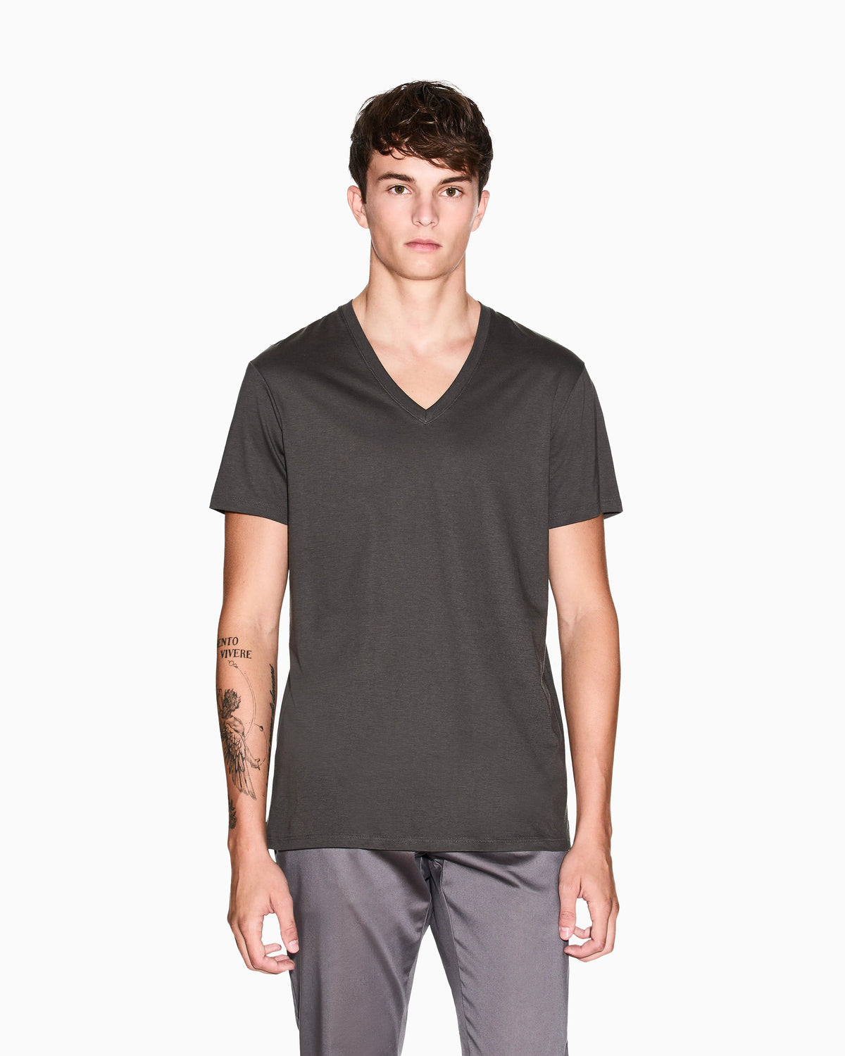 slim-fit T-shirt Essential pima cotton jersey