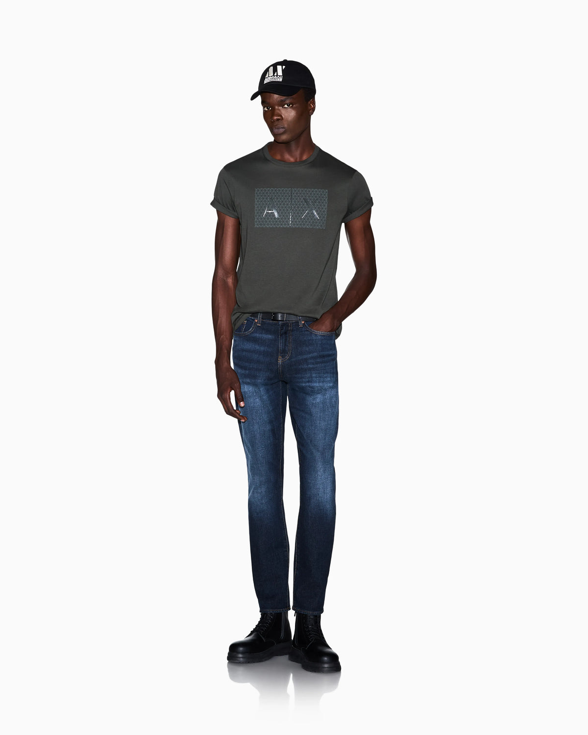 slim fit t-shirt Essential cotton jersey