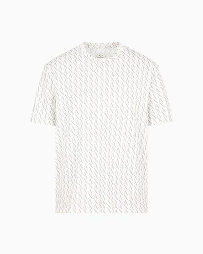 Long sleeve T-shirt with logo prints