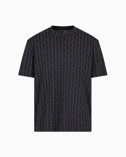 Long sleeve T-shirt with logo prints