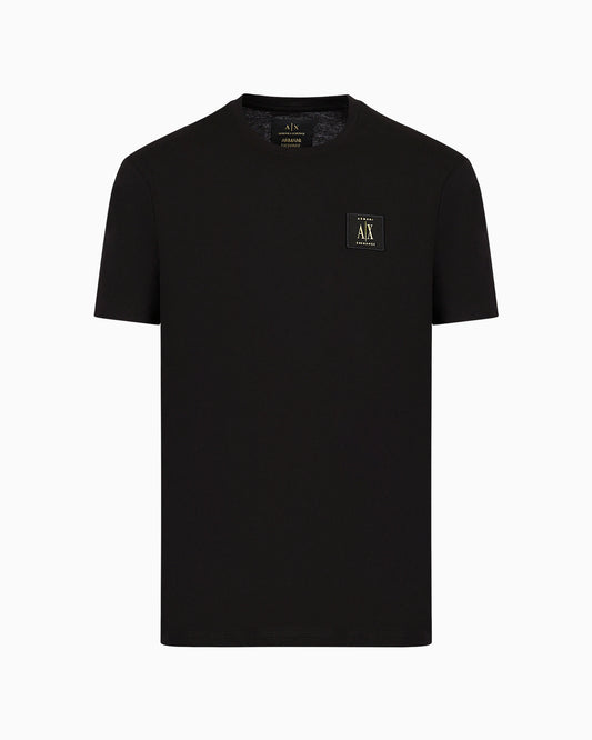 Crewneck, short-sleeved T-shirt with monogram design