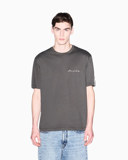 Logo t-shirt in mercerized cotton