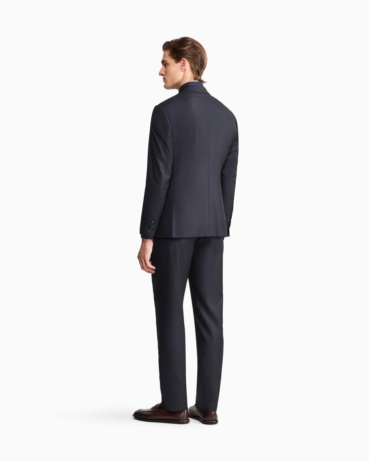 Soho Line single-breasted suit in wool and cashmere
