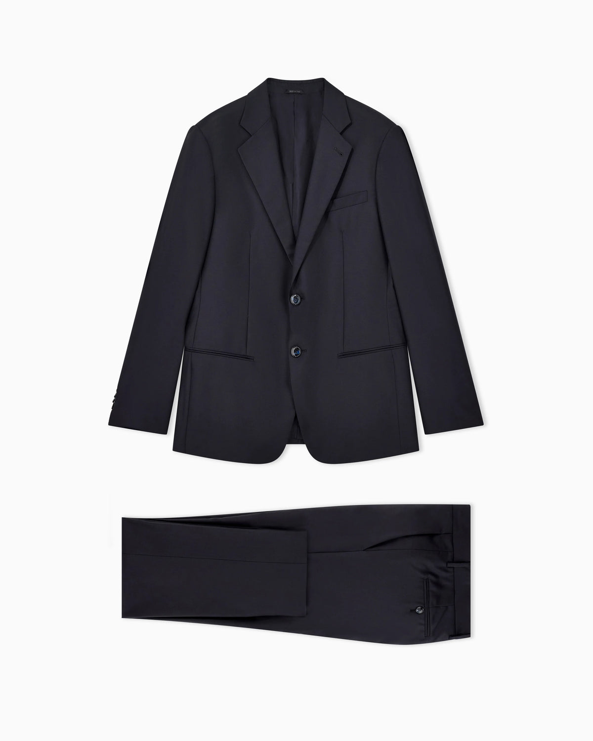 Soho Line single-breasted suit in wool and cashmere