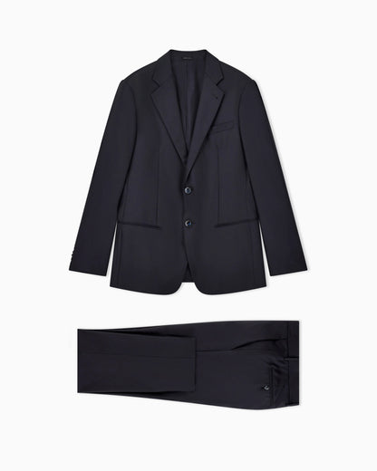 Soho Line single-breasted suit in wool and cashmere
