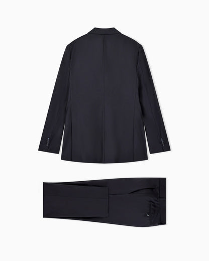 Soho Line single-breasted suit in wool and cashmere