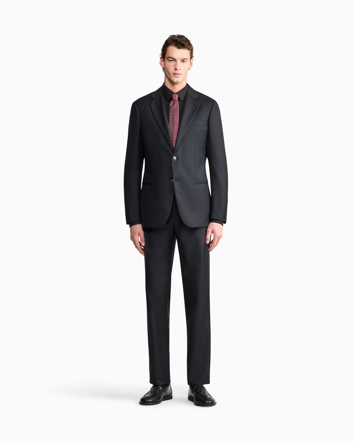 Soho Line single-breasted suit in wool and cashmere