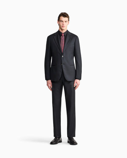 Soho Line single-breasted suit in wool and cashmere