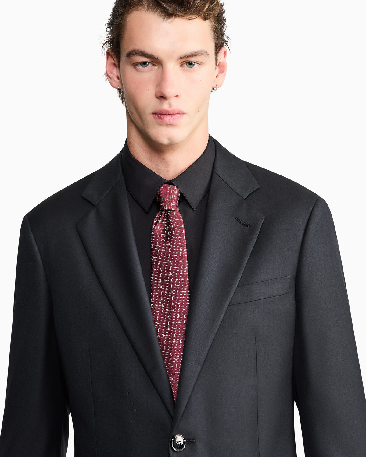 Soho Line single-breasted suit in wool and cashmere