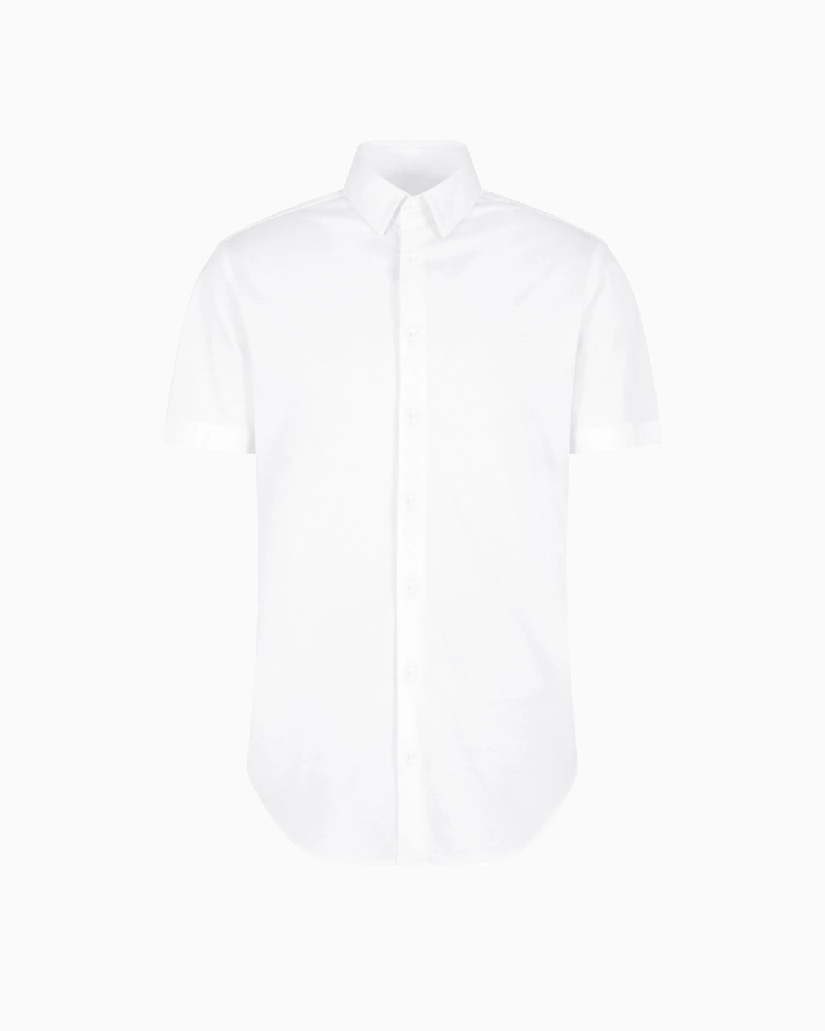 Short-sleeved, cotton-jersey shirt