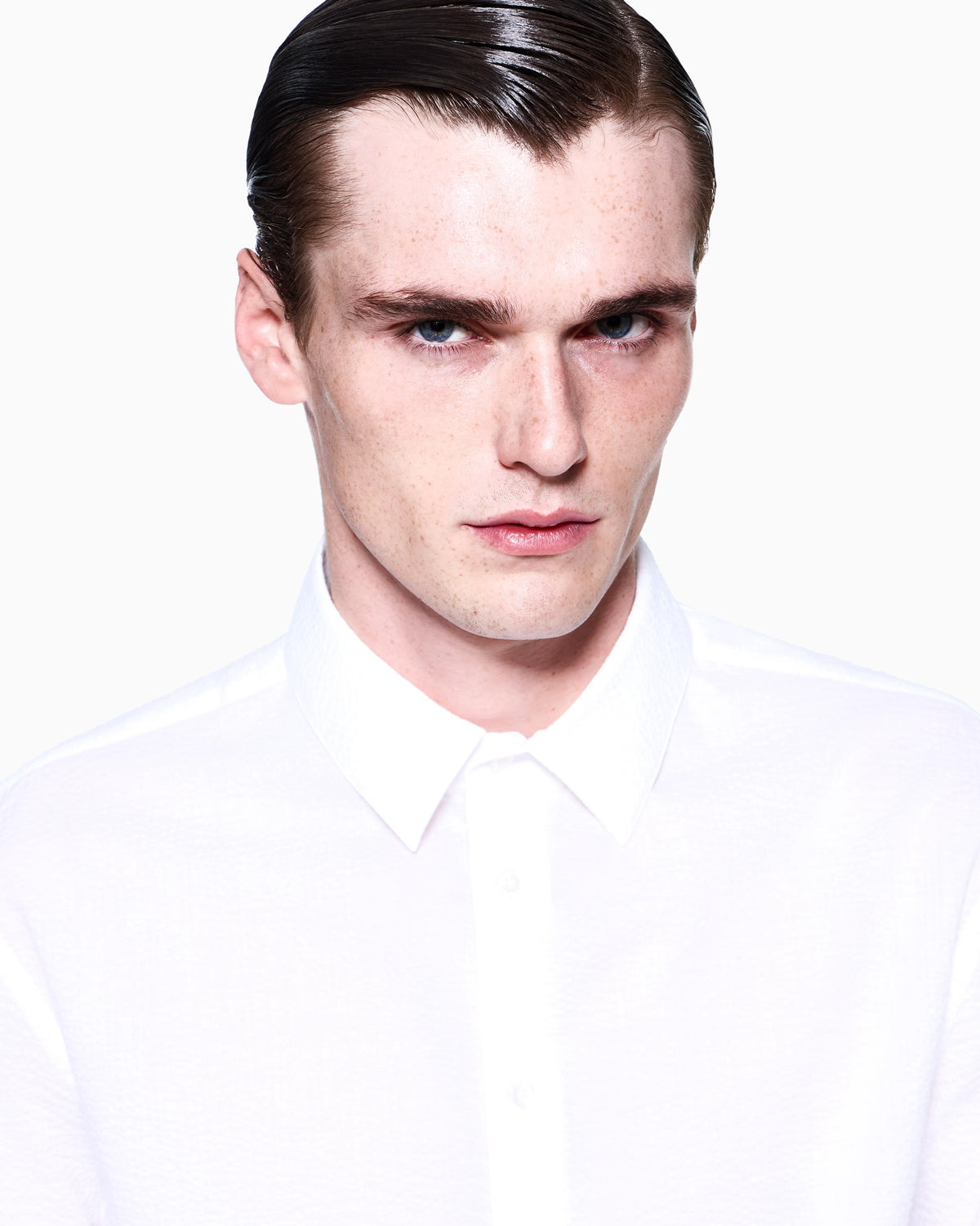 Regular-fit cotton-seersucker shirt