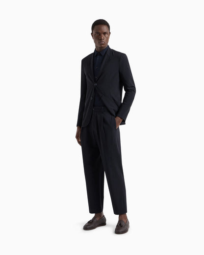 Regular-fit cotton-seersucker shirt