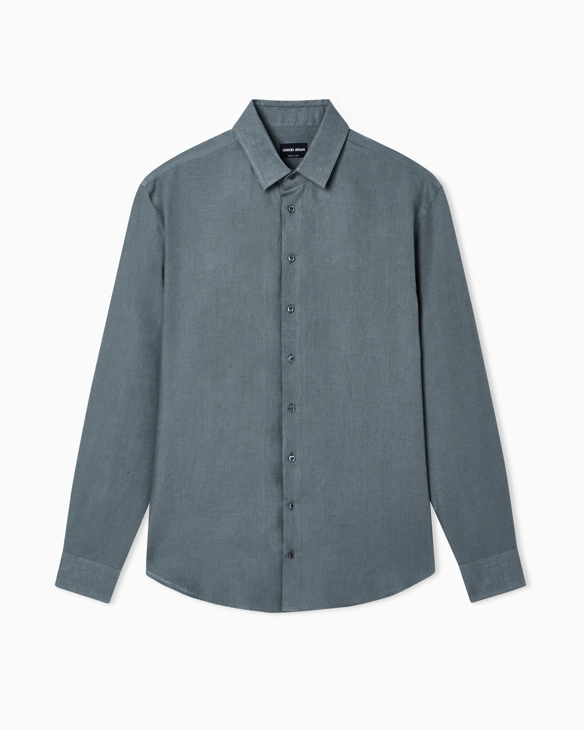 Regular-fit shirt in linen