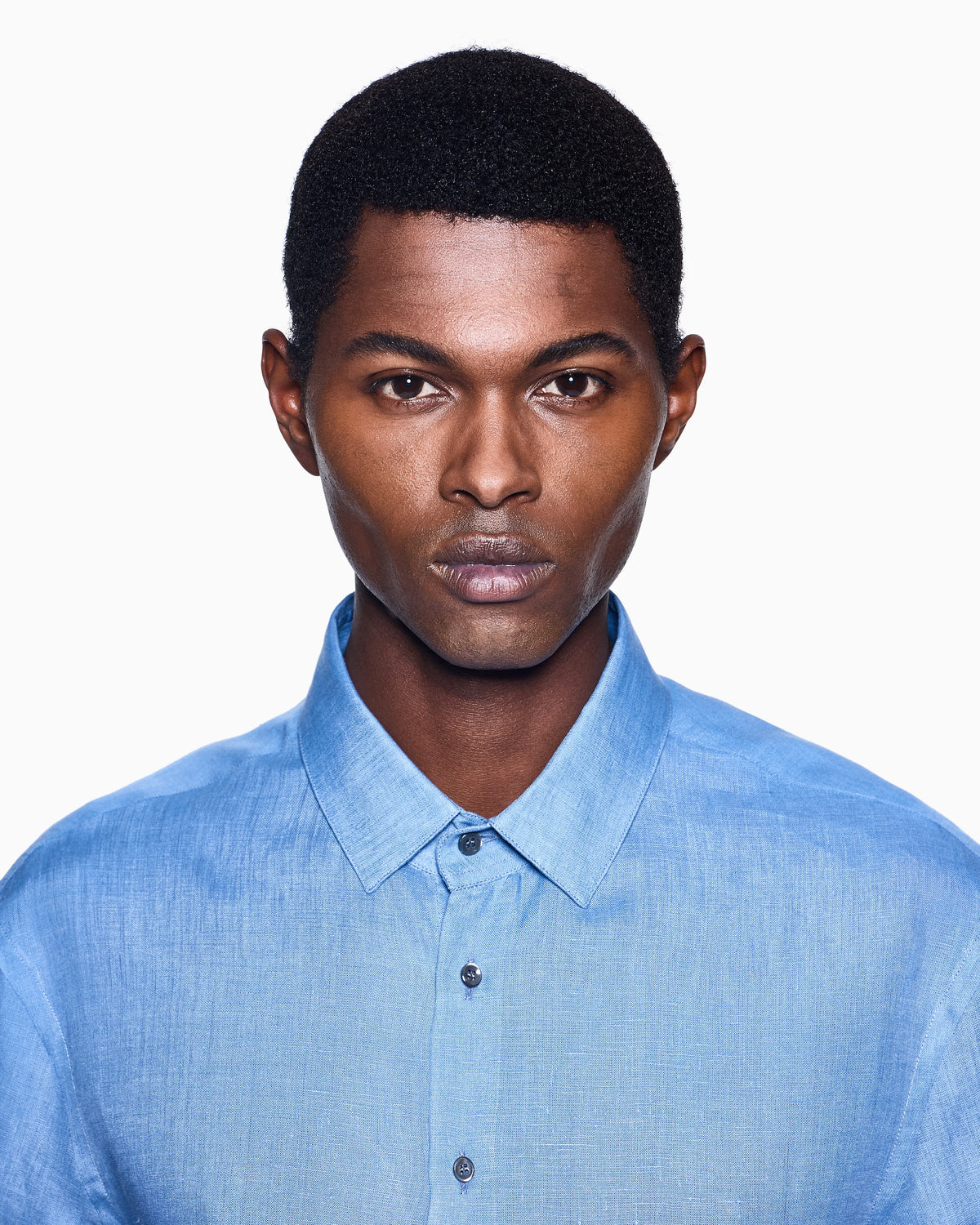 Regular-fit shirt in linen