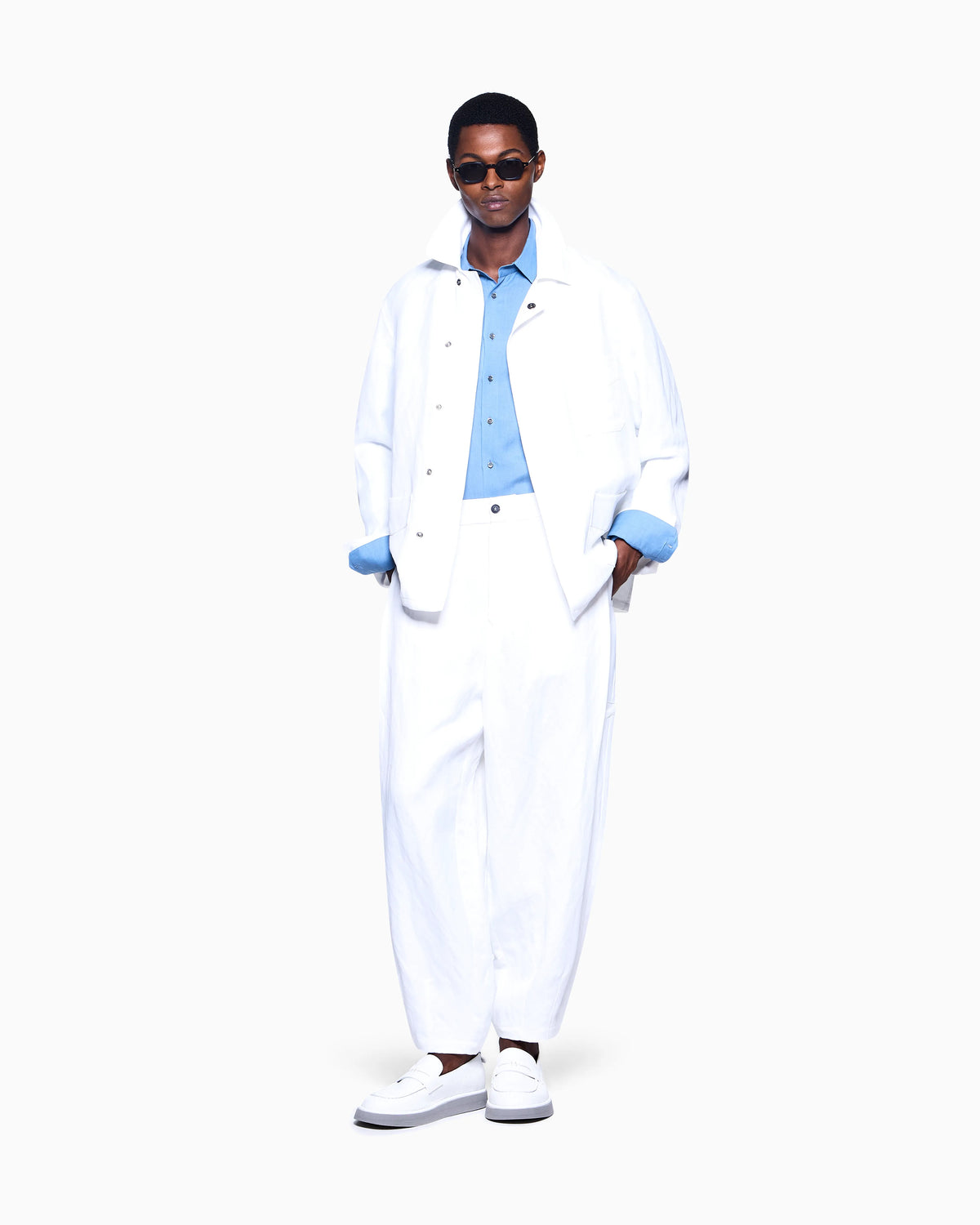 Regular-fit shirt in linen