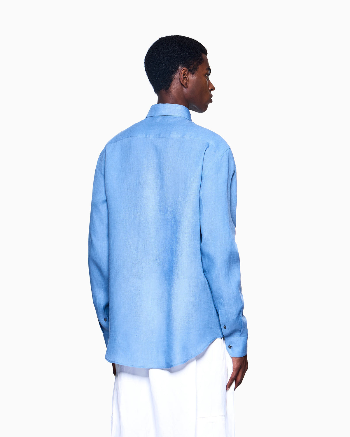 Regular-fit shirt in linen