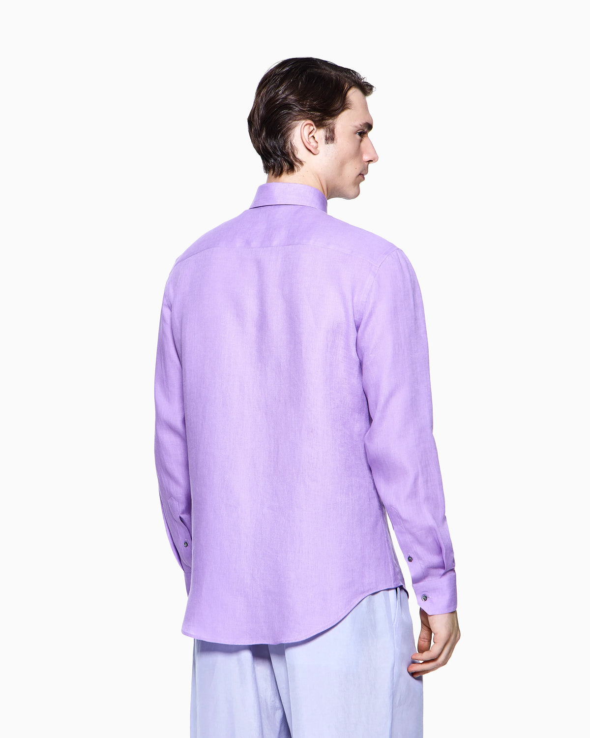 Regular-fit shirt in linen
