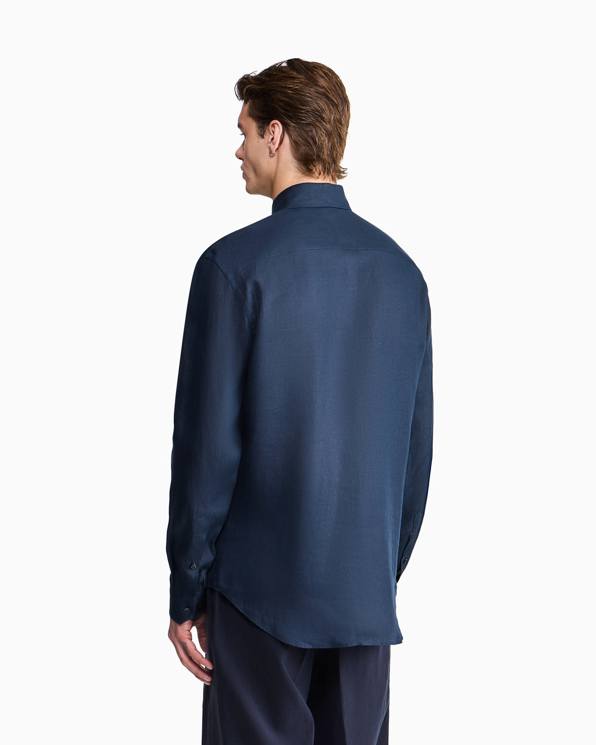 Regular-fit shirt in linen