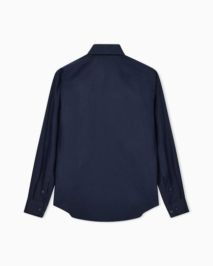 Regular-fit shirt in linen