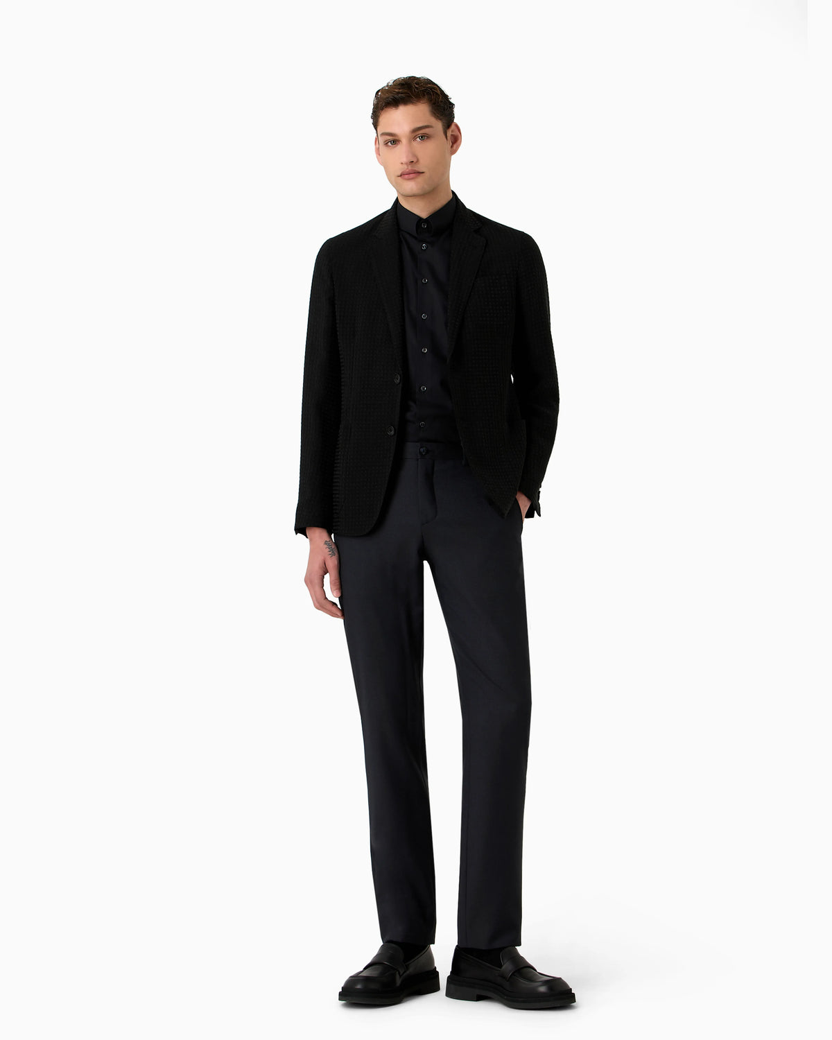 Luxury cotton twill shirt