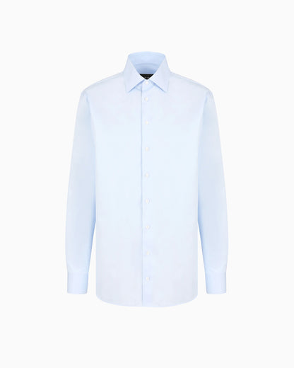 Regular-fit luxury cotton shirt