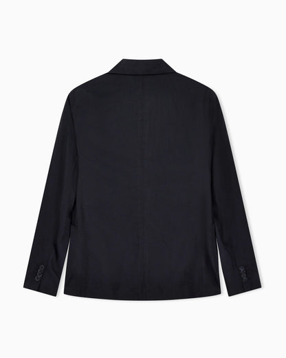 Upton Line single-breasted jacket in a silk-blend twill