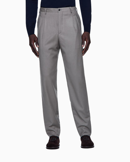 Wool flannel trousers