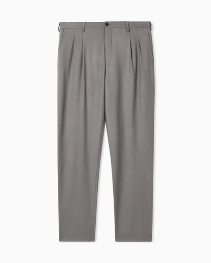 Wool flannel trousers