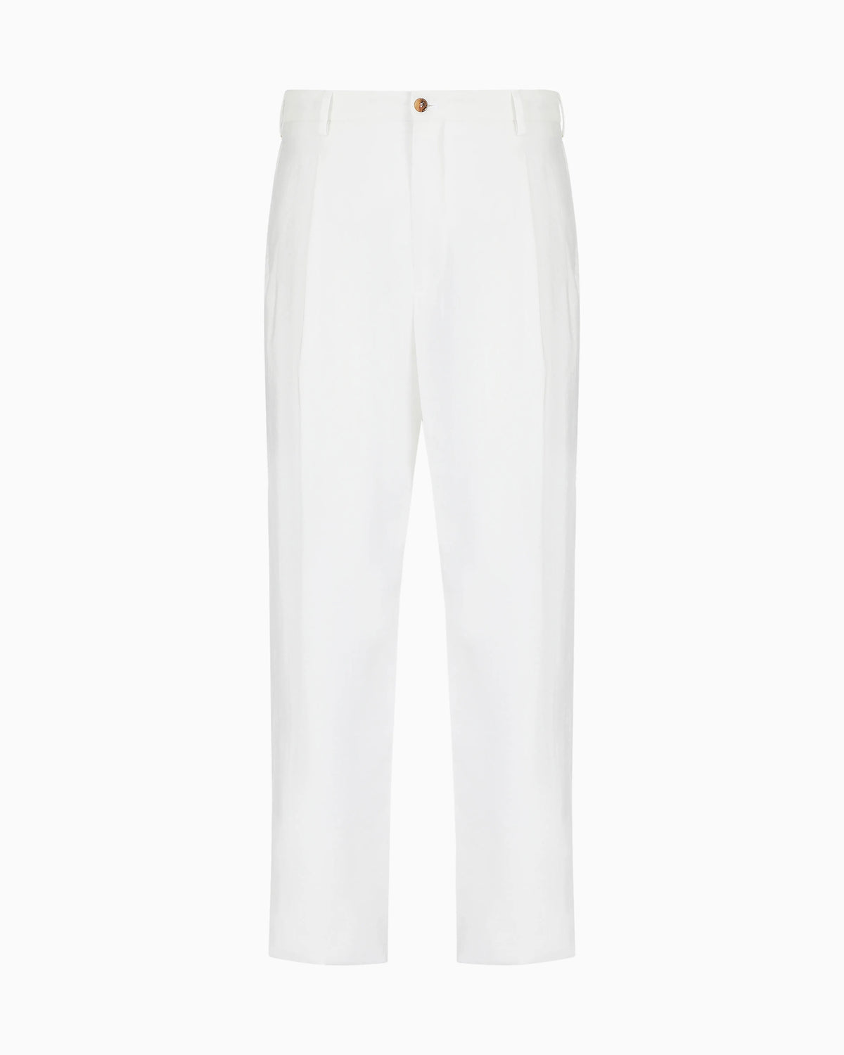 Two-dart trousers in silk-blend twill