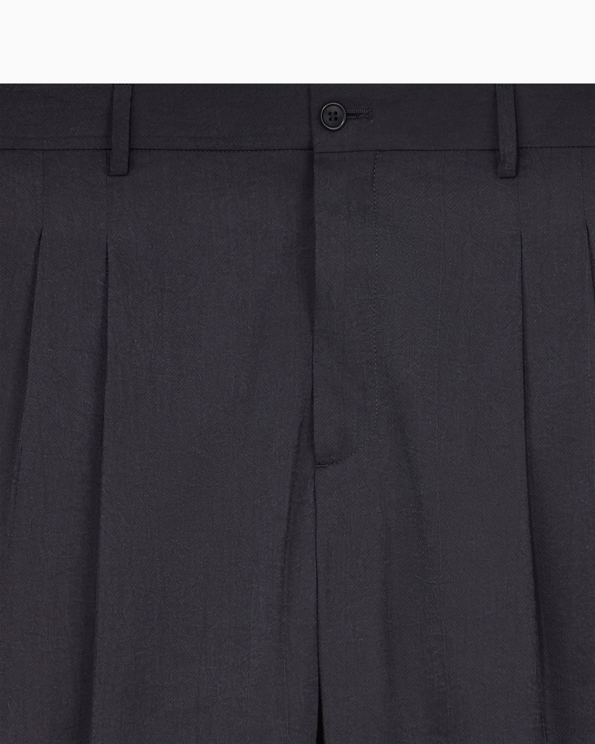 Two-dart trousers in silk-blend twill