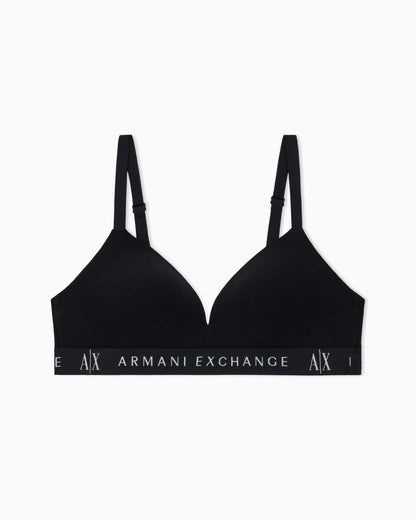 Padded organic stretch cotton bra Icon Project