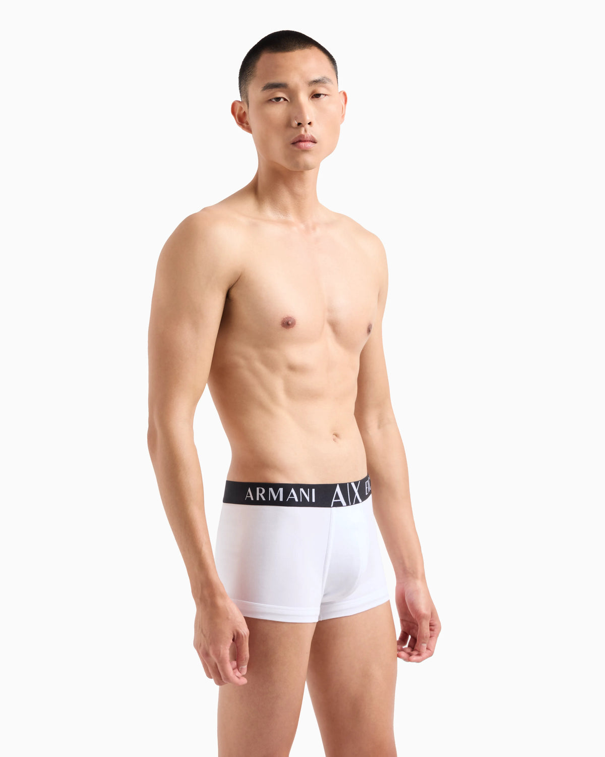 Boxer briefs Essential in stretch cotton with elastic waist