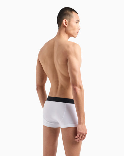 Boxer briefs Essential in stretch cotton with elastic waist