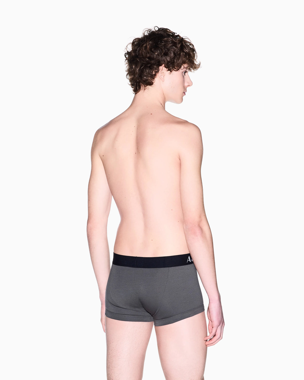Boxer briefs Essential in stretch cotton with elastic waist