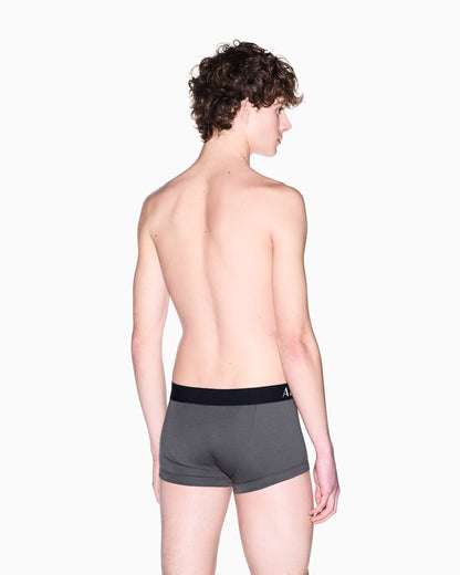 Boxer briefs Essential in stretch cotton with elastic waist