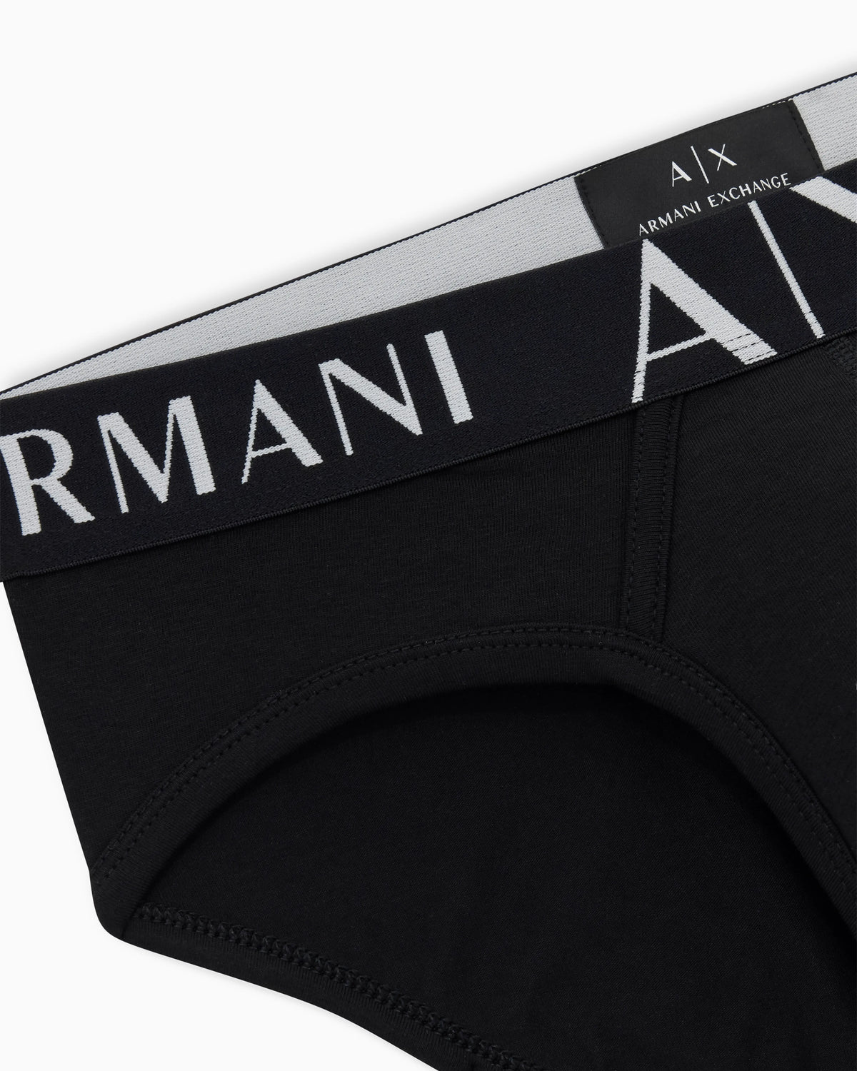 Stretch cotton briefs with a logo waistband Essential