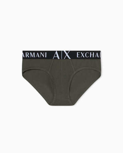 Stretch cotton briefs with a logo waistband Essential