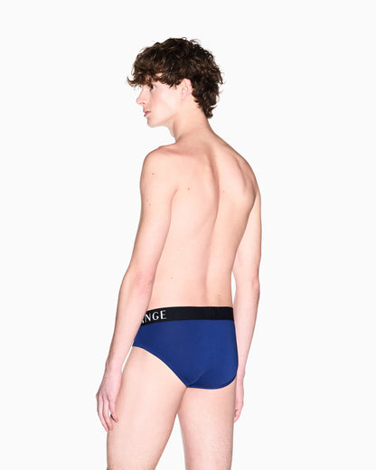 Stretch cotton briefs with a logo waistband Essential