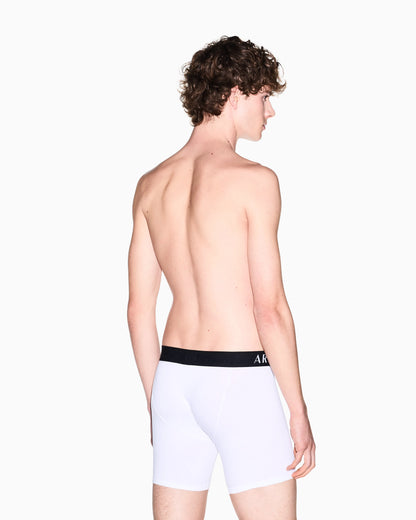 Stretch cotton boxer briefs with logo band Essential