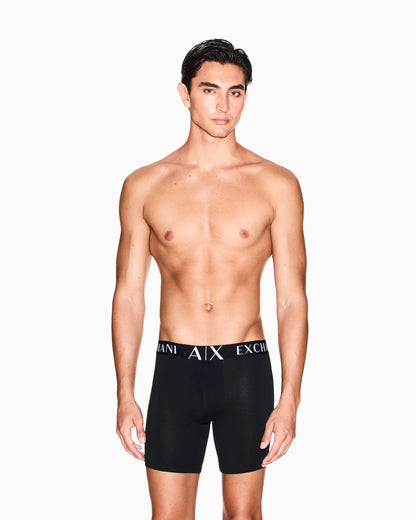 Stretch cotton boxer briefs with logo band Essential