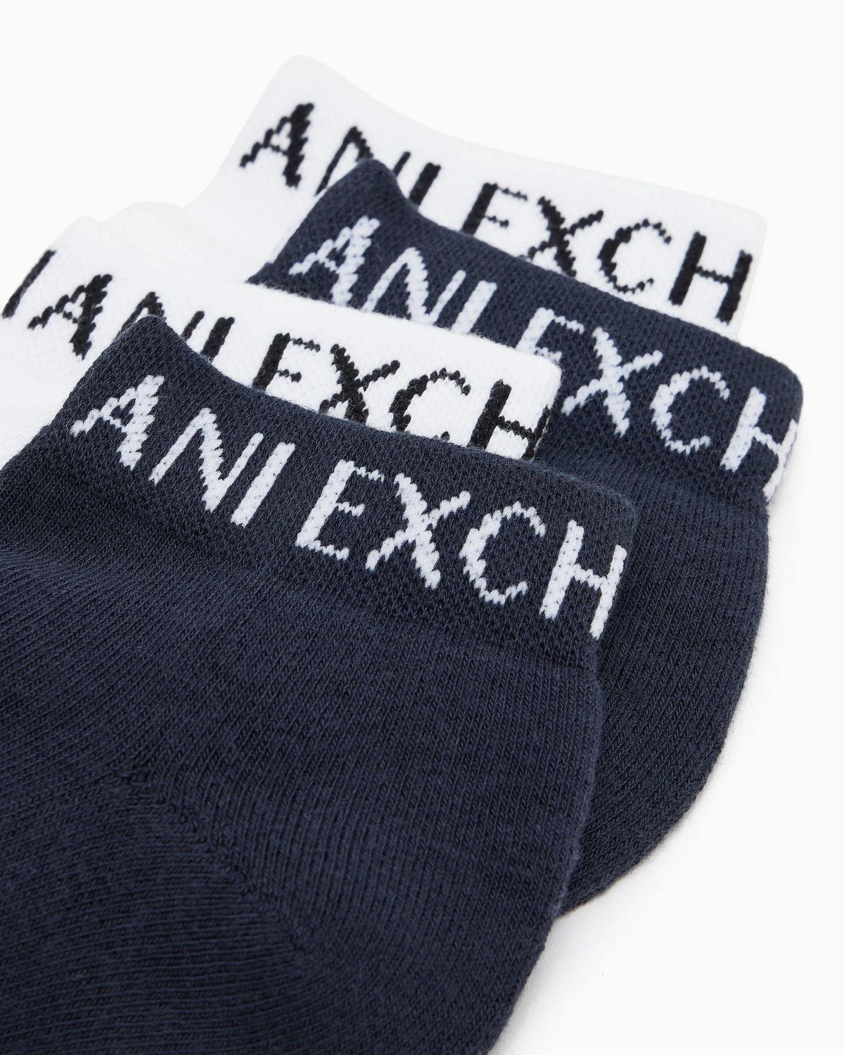 Two pairs of cotton blend ankle socks Essential