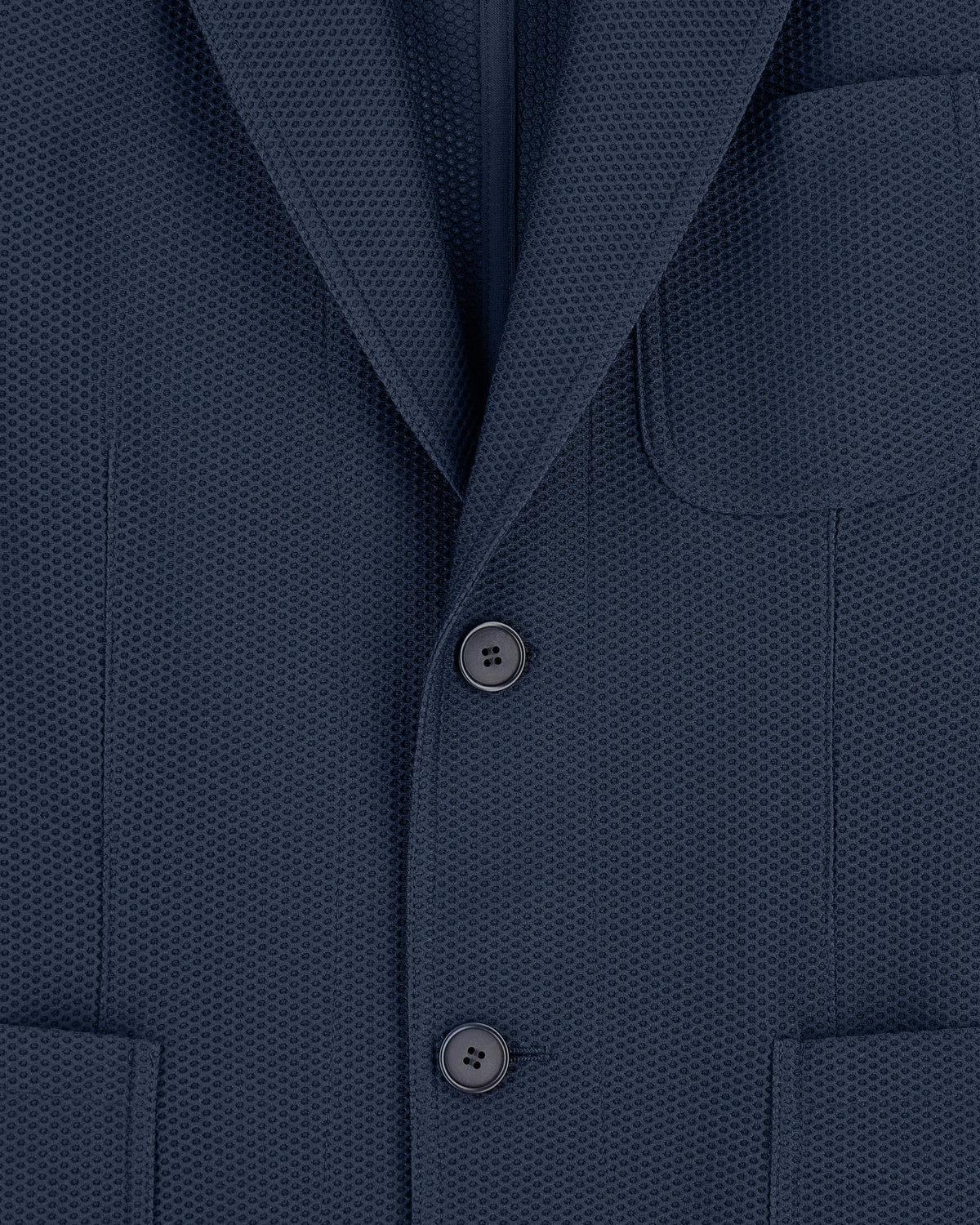 Technical single-breasted jacket with two buttons Icon
