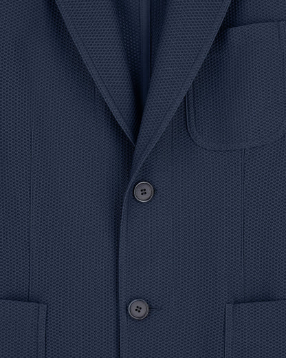 Technical single-breasted jacket with two buttons Icon