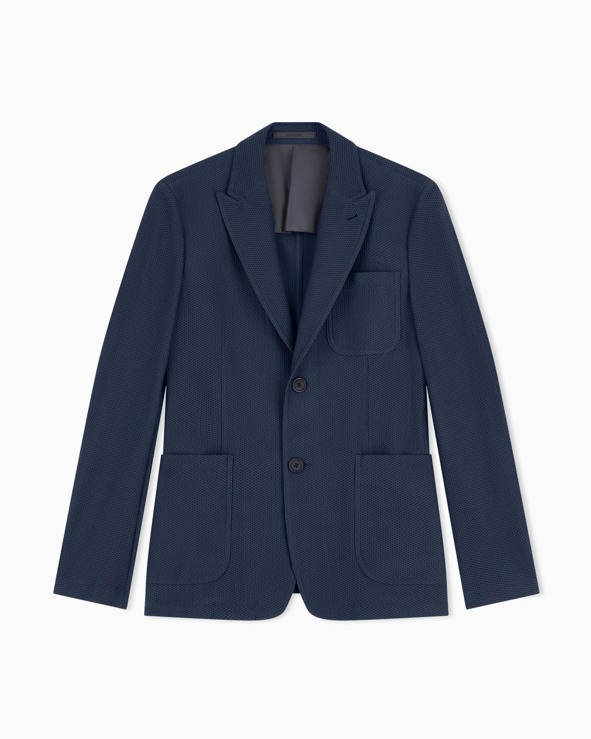 Technical single-breasted jacket with two buttons Icon