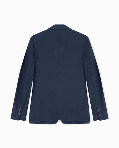 Technical single-breasted jacket with two buttons Icon
