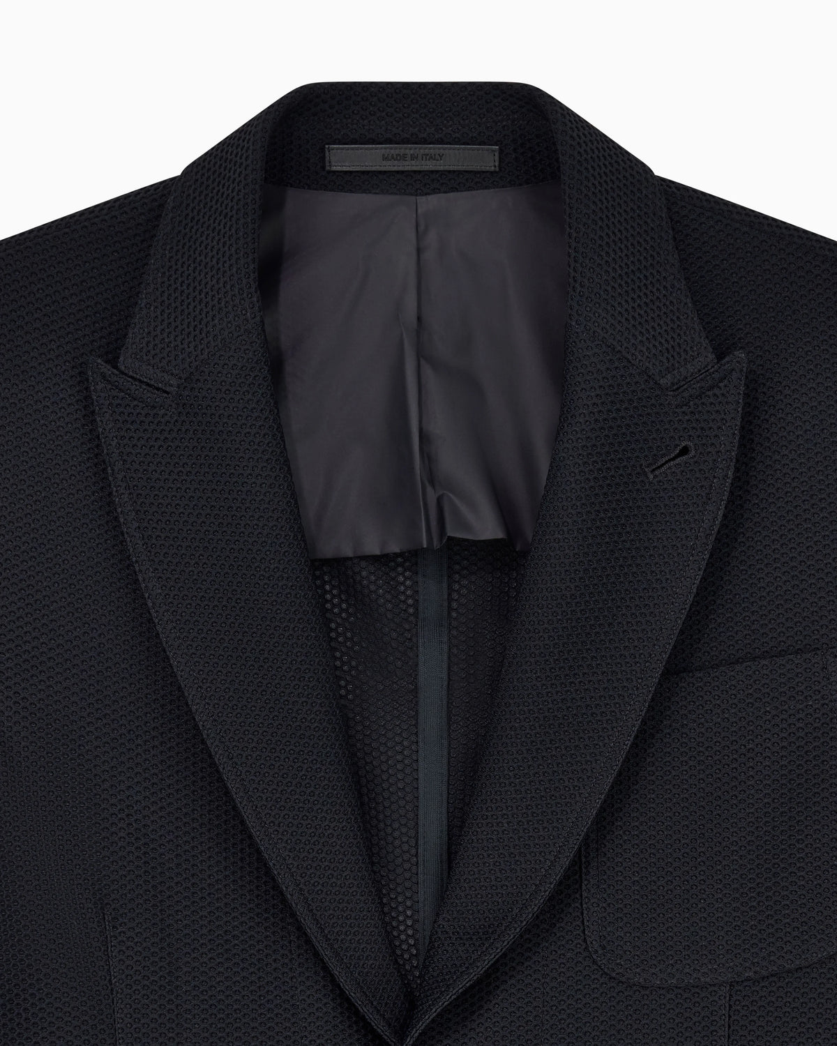 Technical single-breasted jacket with two buttons Icon